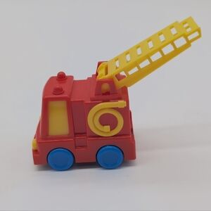 Pencil Sharpener Red and Yellow Toy ladder Fire Truck